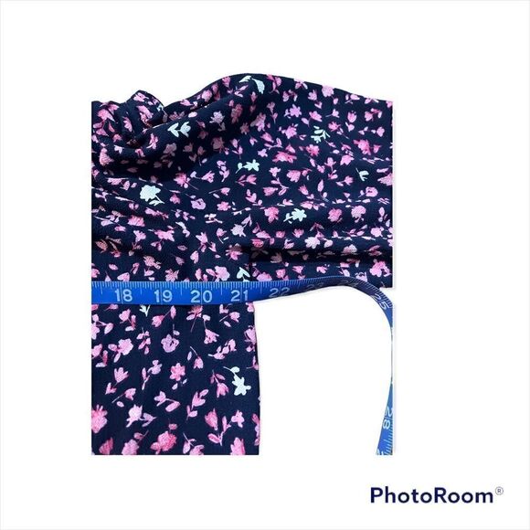 Michael Kors Floral Off-Shoulder Blouse - Black and Pink - Picture 8 of 9